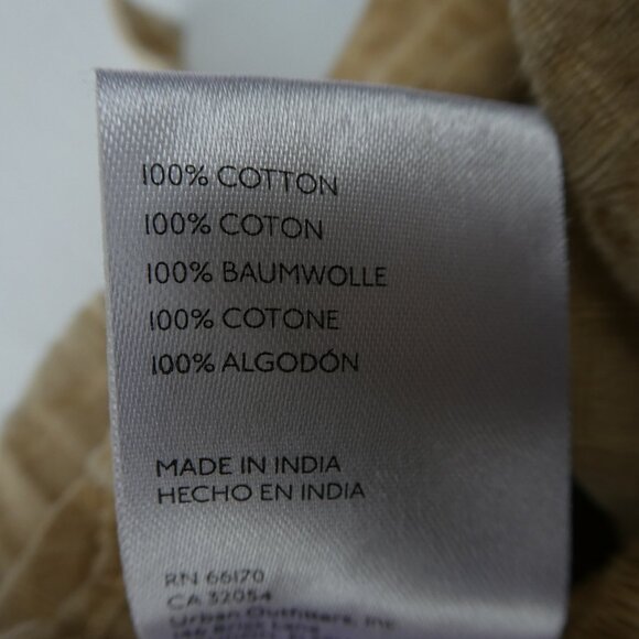 Free People Savannah Overalls Bib Wide Leg  Khaki Tan Pockets Cotton Canvas XS - Picture 9 of 10